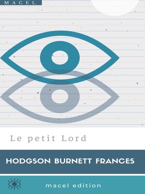 cover image of Le petit Lord